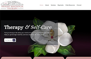 Desert Magnolia Therapy in Albuquerque Responsive website and Logo design
